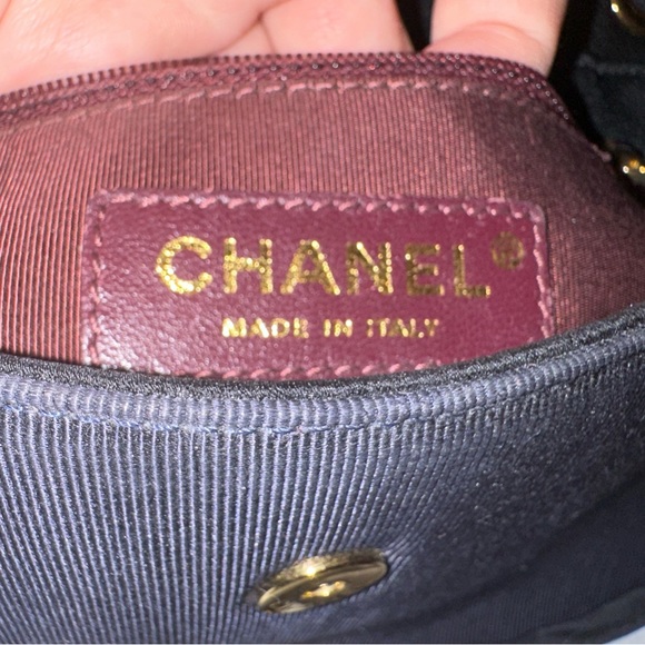 Chanel Mademoiselle Classic Quilted Satin Grosgrain Small Crossbody Flap Bag - Picture 13 of 16